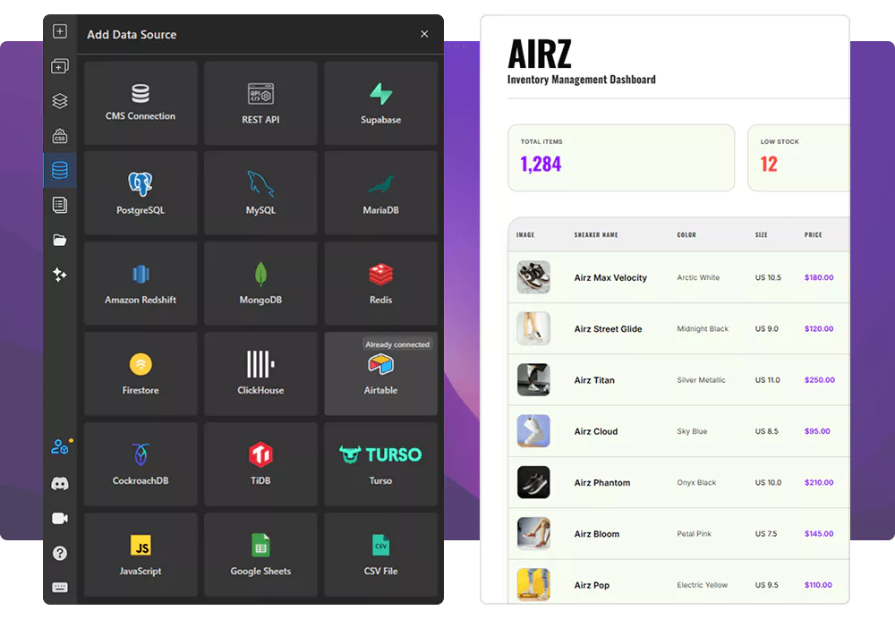 Image of dynamic website with TeleportHQ data source integration